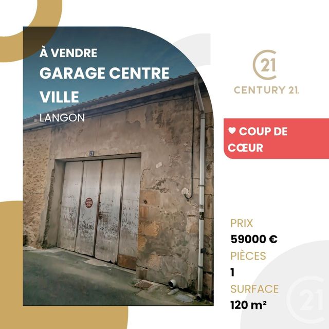 maison à vendre - 1 pièce - 120.0 m2 - LANGON - 33 - AQUITAINE - Century 21 Lgi Immo